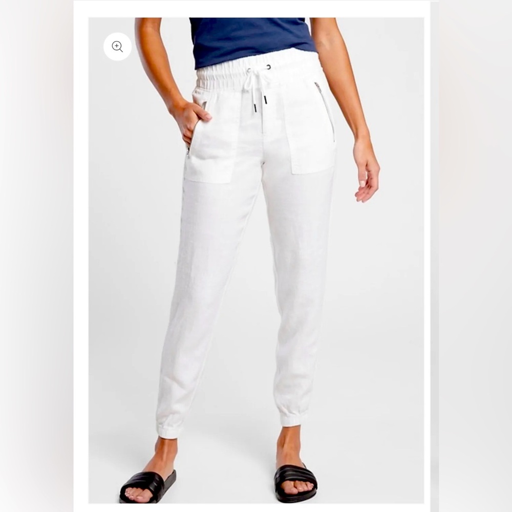 NWT, Athleta Cabo Linen Jogger, size 6